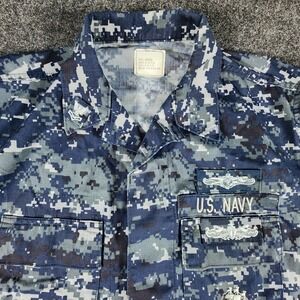 U.S. Navy Blouse Size Small Regular‎ Working Uniform  NWU Seals Military Camo